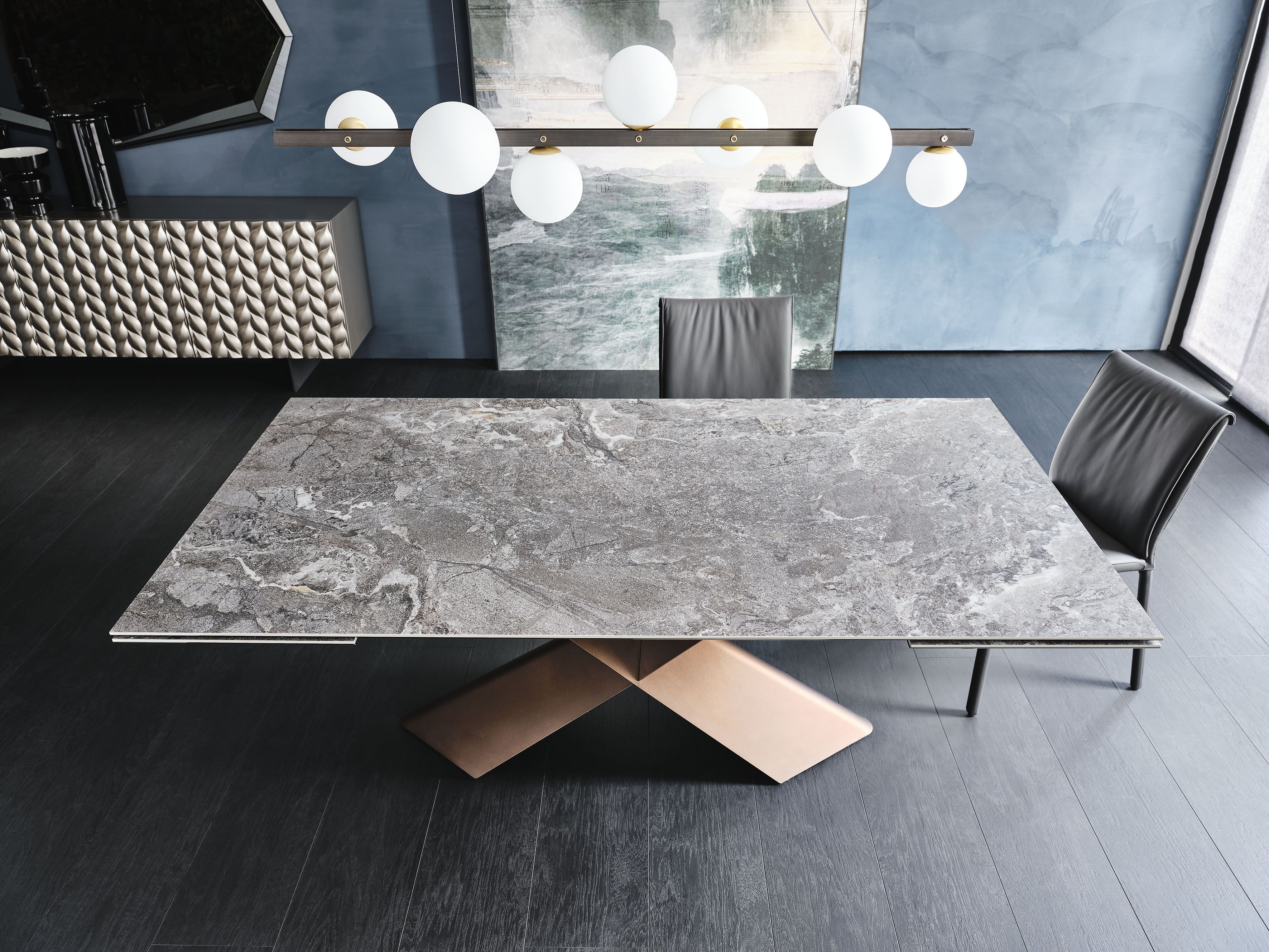 Керамический прямоугольный выдвижной стол Cattelan italia Tyron ARCH-00029446 - Вид №6