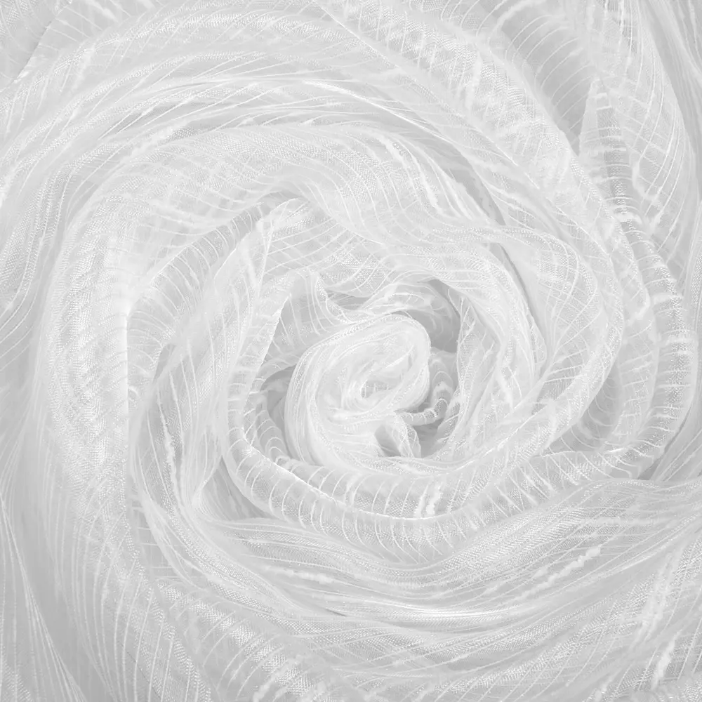 Тюль на ленте «Дождик», 250x260 см, полоски, цвет белый AMORE MIO STLM-2094421 - Вид №1