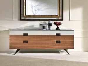 Rozzoni Буфет из орехового дерева с ящиками Ambra