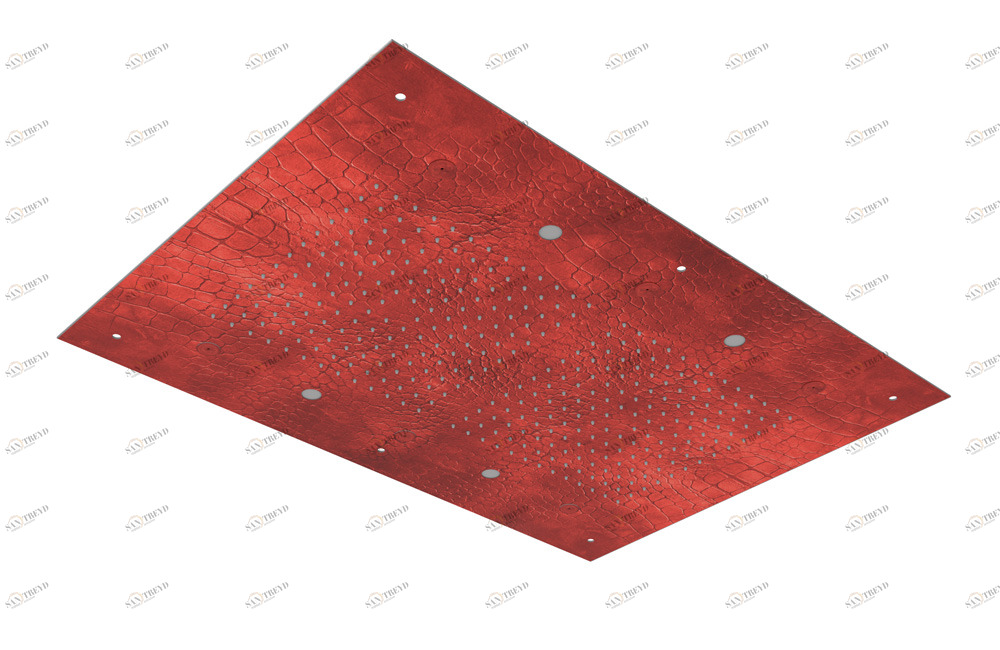 Graffio Прямоугольный верхний душ 700 × 500 мм, 6 небулайзеров, хромотерапия с радиоуправлением. SK271 