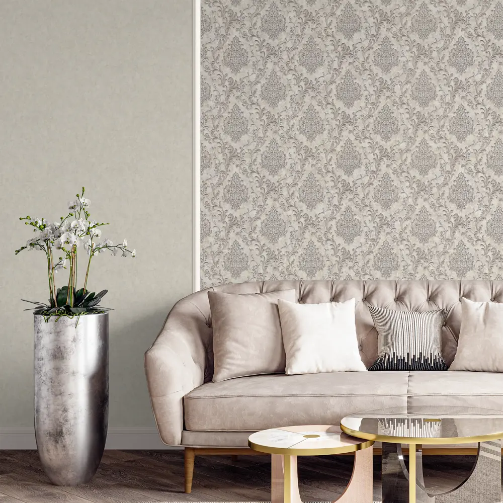 Обои флизелиновые Home Color Diamond бежево-голубые 1.06 м HC71782-26 83537062 STLM-2208916 - Вид №2