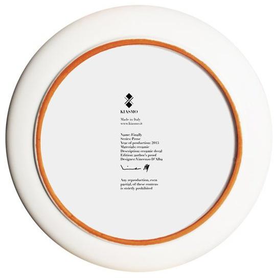 Kiasmo Керамическая тарелка Prose 2015kddprof - Вид №2