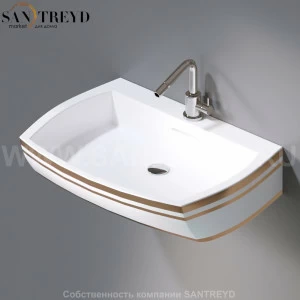 L283.467B Подвесная раковина настенная овальная A. e T. Italia SQUARE белая