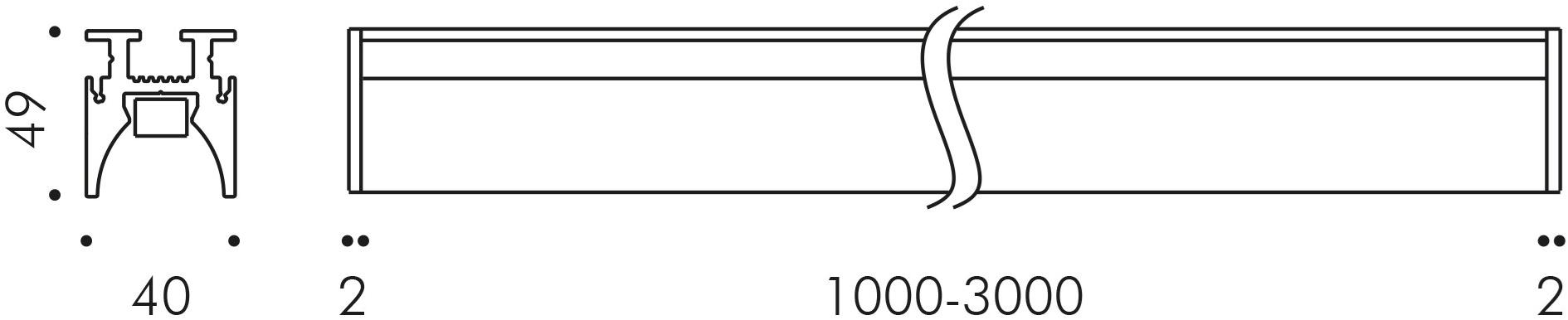 SIMES Линейный профиль освещения Barra continua sun-id-1504510 - Вид №7