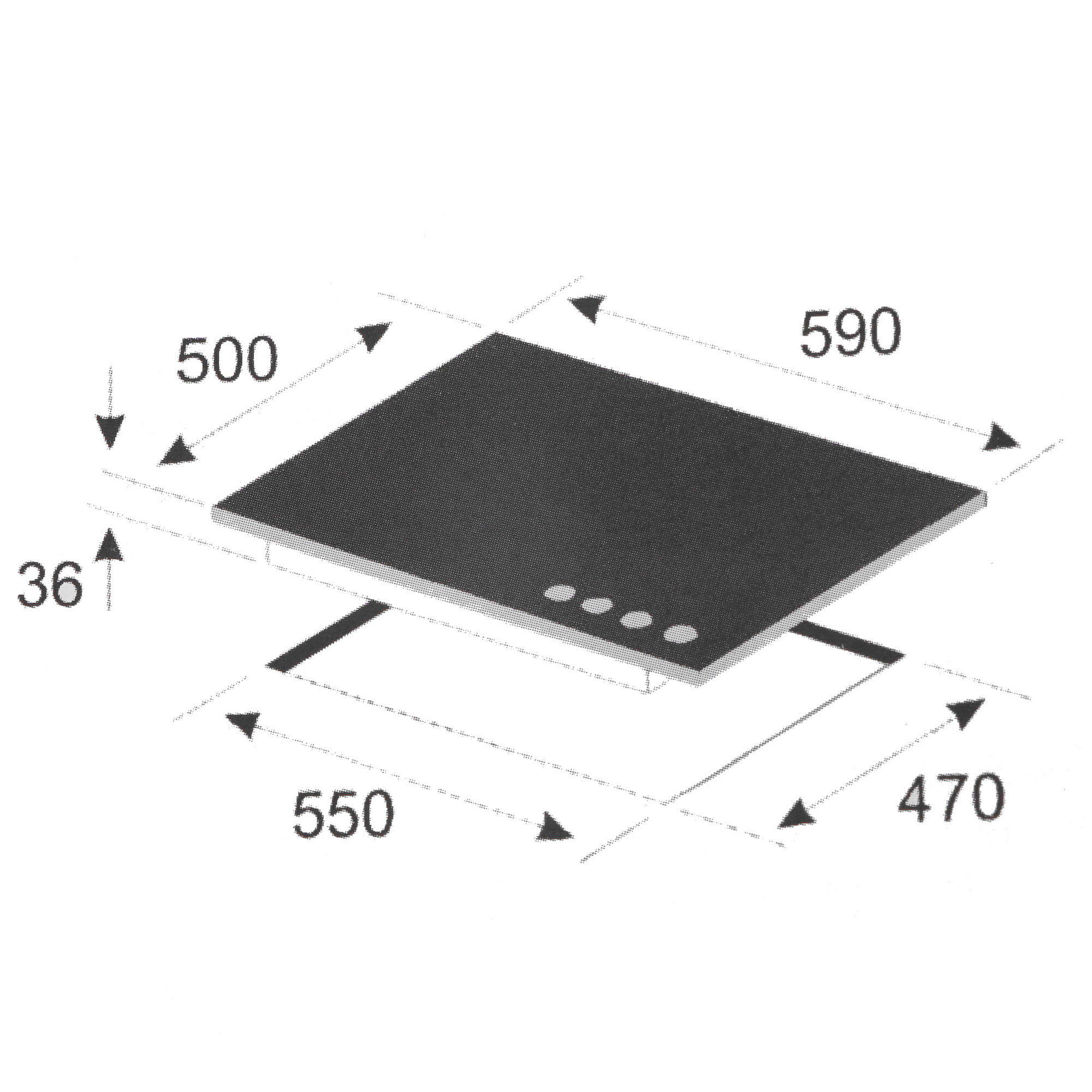 1110844 Газовая варочная поверхность Kaiser KG 6325 Em Turbo STDN-0009240 - Вид №6