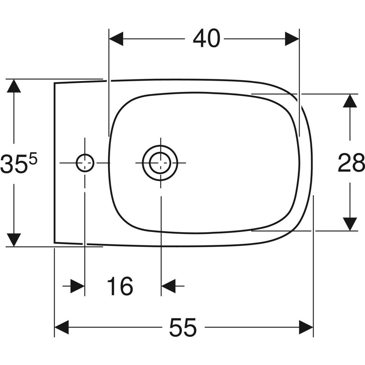 Напольная витрина для биде Geberit фантазия ARCH-00107383 - Вид №1