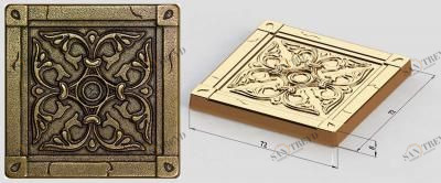 Вставка латунь Byzantium 7,5х7,5(16 шт) kavarti Kavarti (Каварти) sun-id-322905