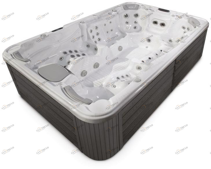 Gruppo Geromin Прямоугольный мини-бассейн с гидромассажем Peakline sun-id-1495531