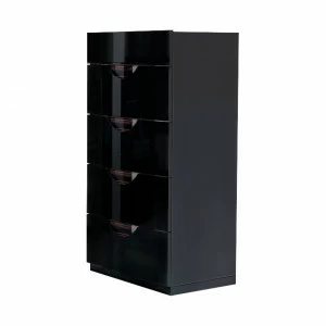 Комод черный с 5 ящиками Strada ESF ДИЗАЙНЕРСКИЕ, КОМОДЫ STRADA 043983 Черный