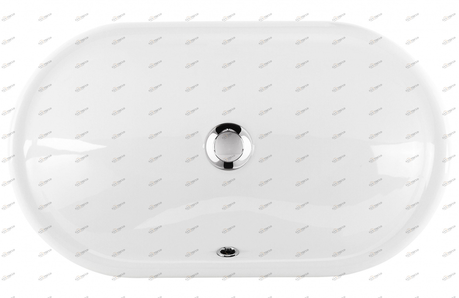 118890004 Накладная раковина под столешницу  овальная Sanindusa 