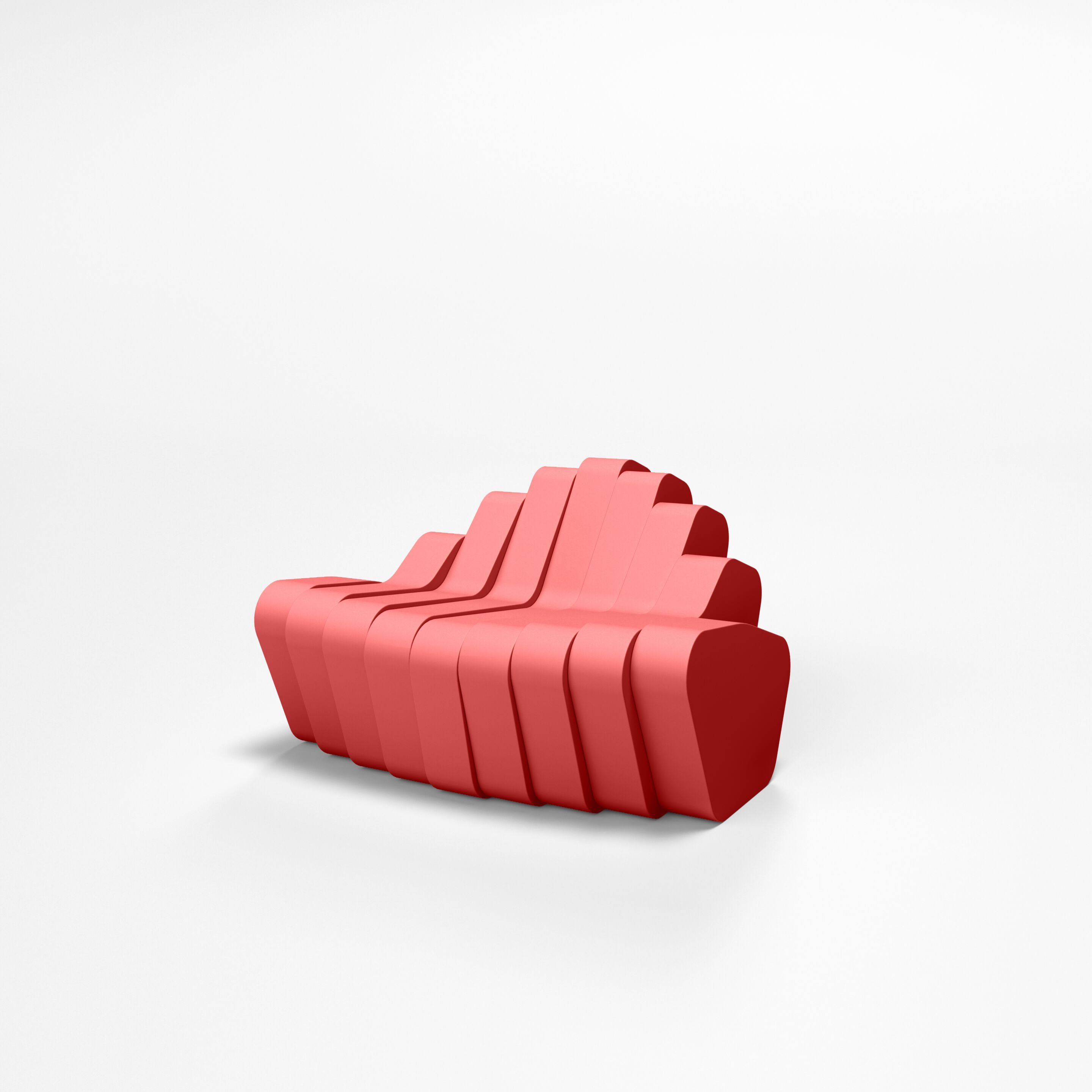 Пенопластовая скамья со спинкой SIXINCH Cliffy ARCH-00009974 - Вид №3