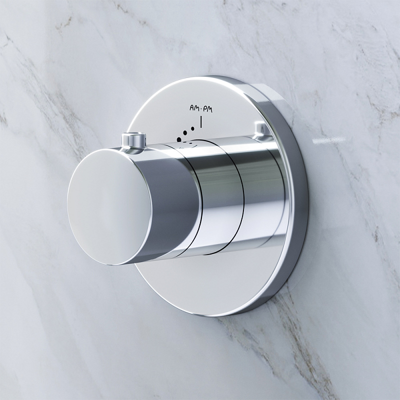 F0800200 Запирающий вентиль монтируемый в стену хром шт. AM.PM  - Вид №1