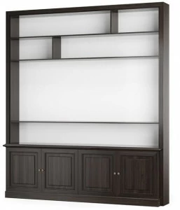 DWFI Мебель под ТВ / оборудованная стена из фанерованной древесины  00002381