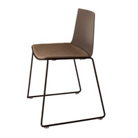 Cuba 622N Стул со стальным каркасом салазок. Полипропиленовая оболочка. Сиденье мягкое. Et al. Cuba