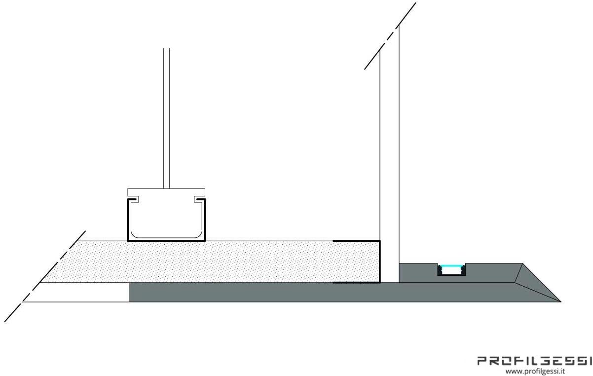 Profilgessi Светодиодный профиль под завесу непрямого света Illuminazione sun-id-1470261 - Вид №5