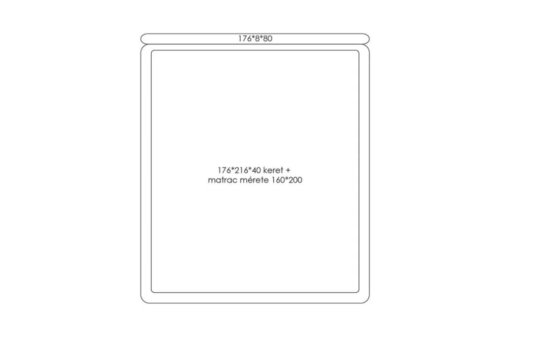 Ткань диван HANNABI BED 01 SALMON ARCH-00036471 - Вид №2