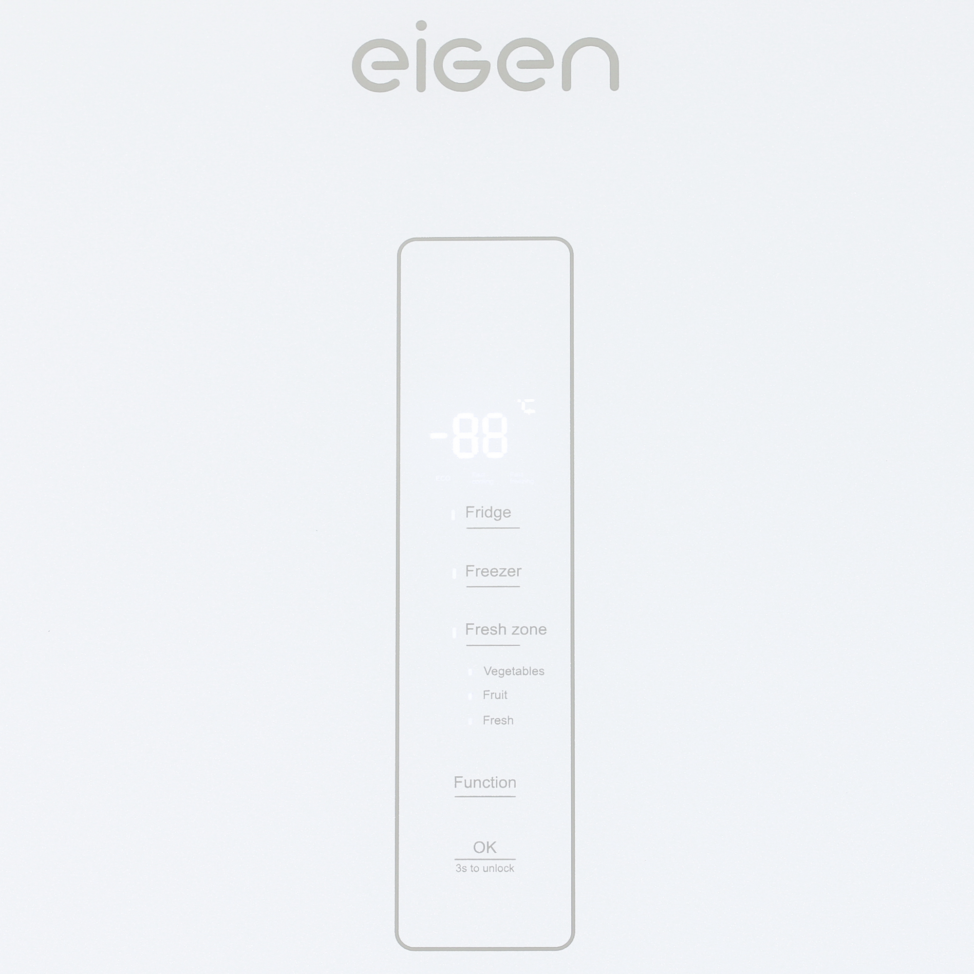 5423600 Холодильник с морозильником   Eigen Stark-RF42 белый STDN-0062519 - Вид №10