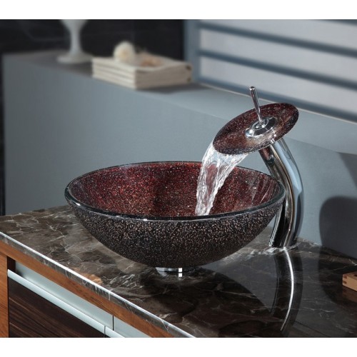 C-GV570-12mm-KGW1700 Накладная раковина на столешницу  прямоугольная Krausru  - Вид №1