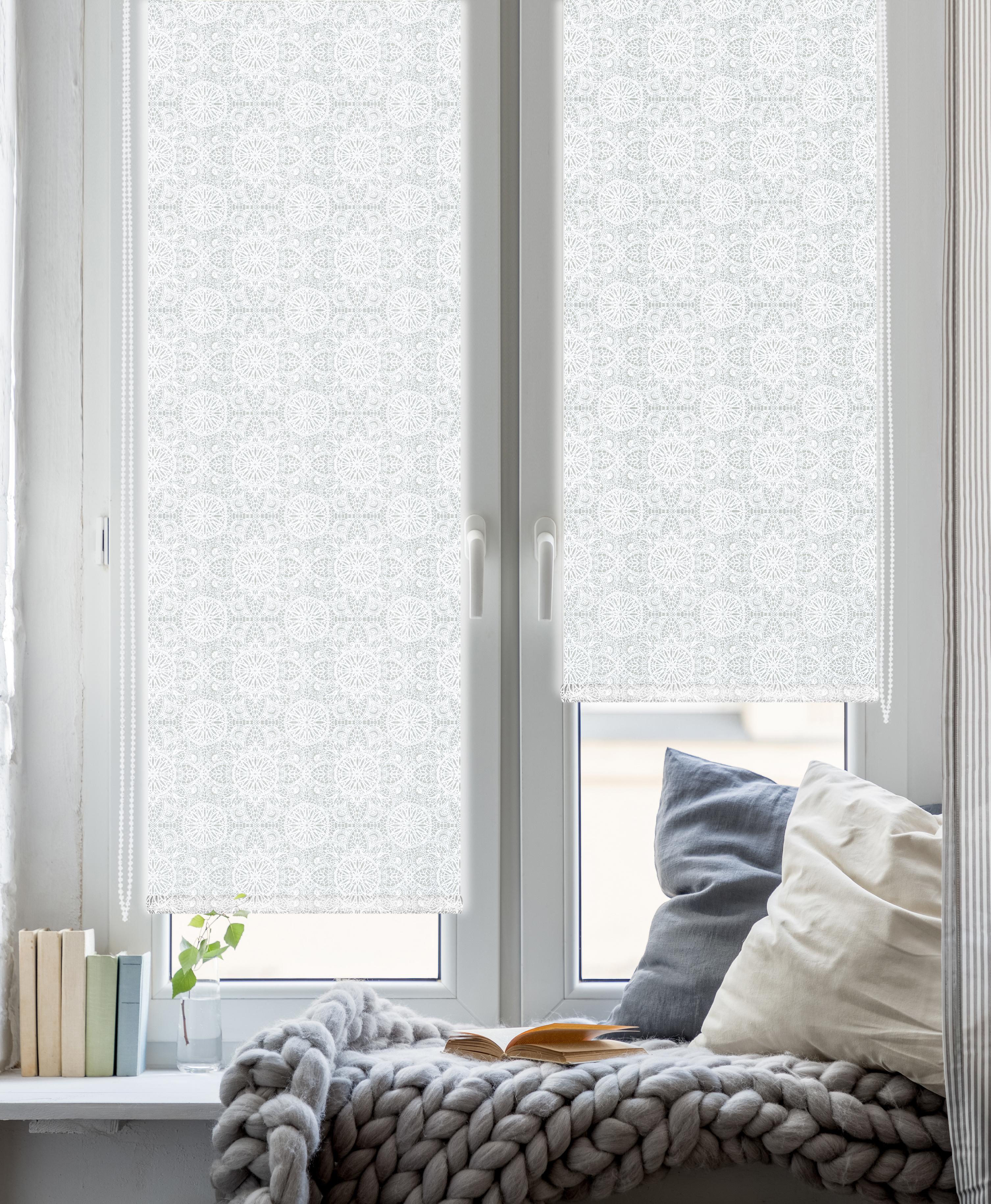 Рулонная штора GARDEN Neo Classic с орнаментом Мандала 140×175 см 82934344 STLM-0038128 - Вид №6