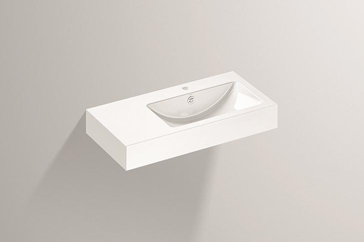 4207000000 Умывальник, wt.pr800h.r, белая, proshield Alape серия PR 