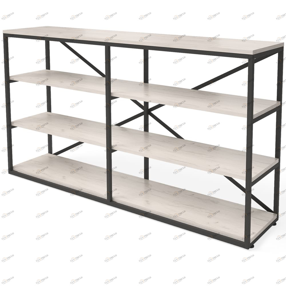 Стеллаж открытый белый Neo Loft MILLWOOD СТЕЛЛАЖИ NEO LOFT 134457 Белый;черный 