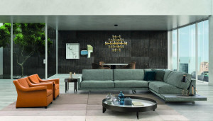 Полосатый прямоугольный ковер ручной работы