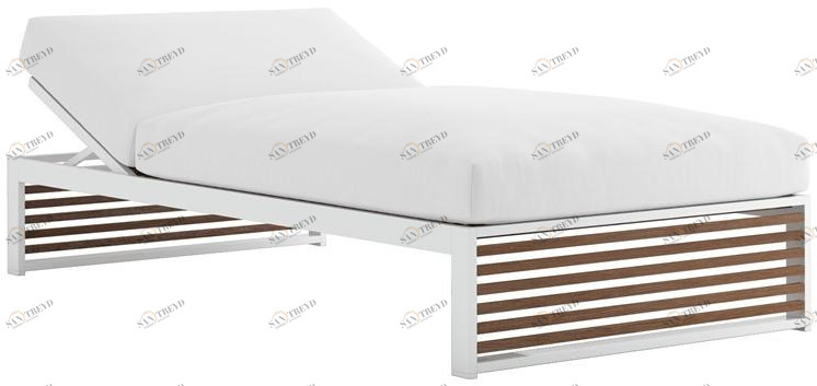 GANDIABLASCO Лежащая грядка из тика Dna teak sun-id-1483701