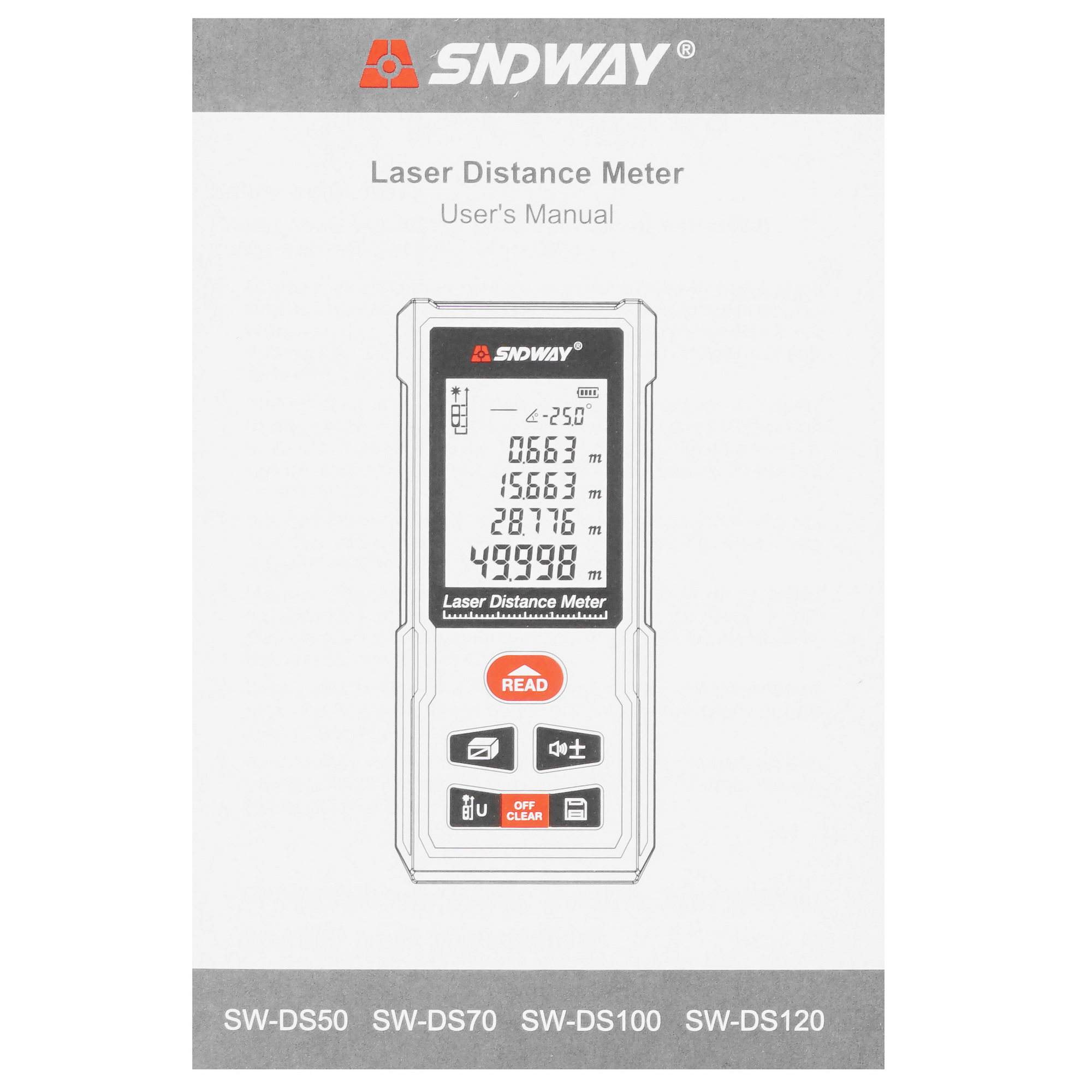 Лазерный дальномер SNDWAY DS100 9178472 STDN-0065244 - Вид №5