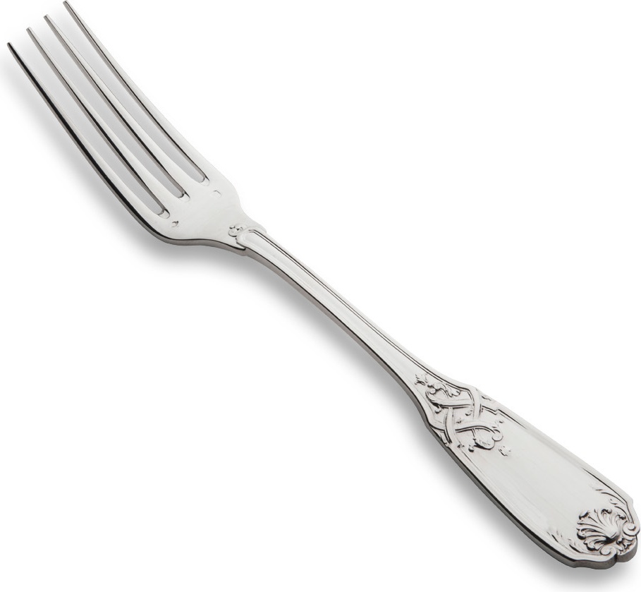 10565233 Puiforcat Вилка десертная 19см "Мольер Маскарон" (серебро 925 пробы) Серебро 925 