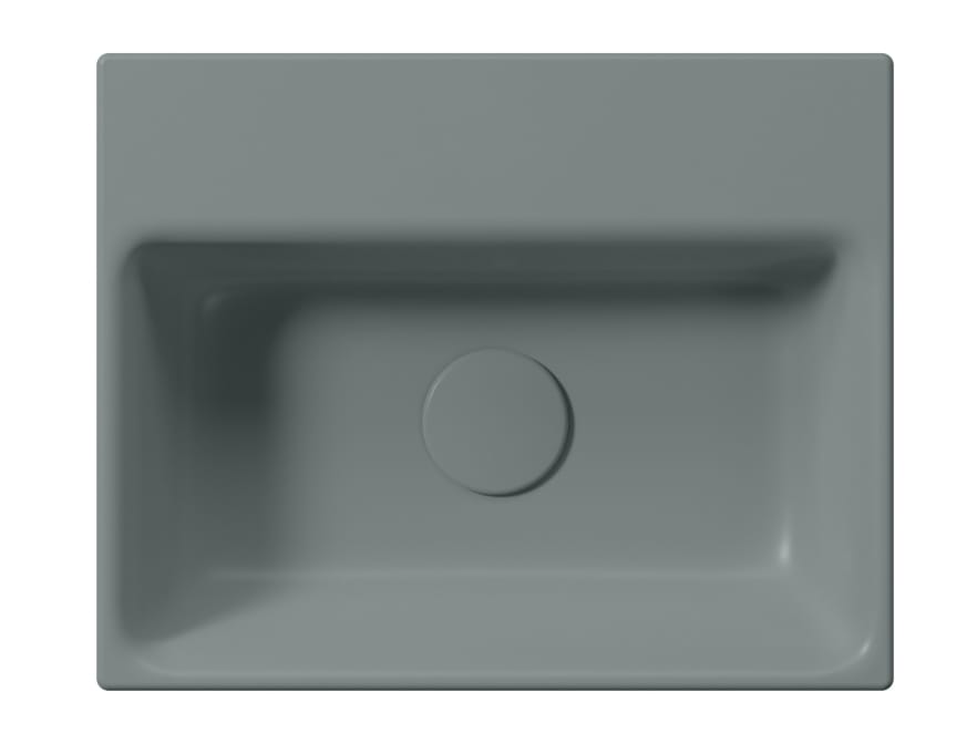 Керамическая прямоугольная подвесная встраиваемая раковина GSI ceramica Color Elements ARCH-00035552 - Вид №14