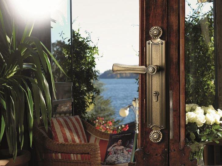 LINEA CALI' Латунная ручка Deco на пластине Daisy sun-id-1404973 - Вид №1