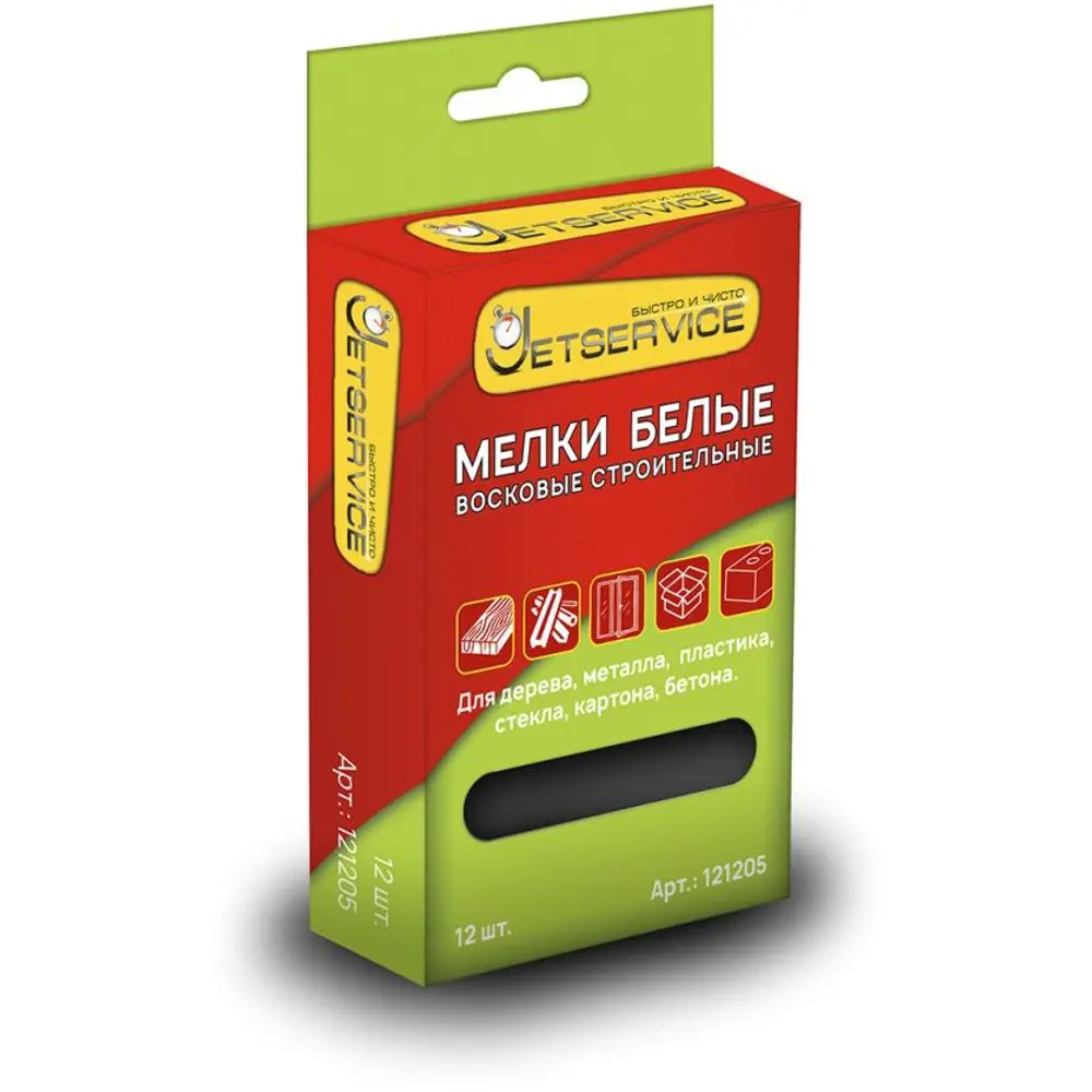 Восковые мелки Jetservice для точной разметки, 12 штук 89337580 STLM-0840709 - Вид №1