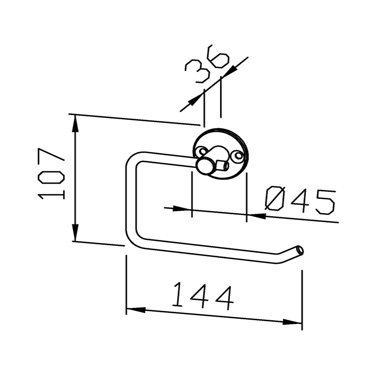 720250 Держатель рулона туалетной бумаги PC250 WAGNER_EWAR Wagner Ewar  - Вид №1