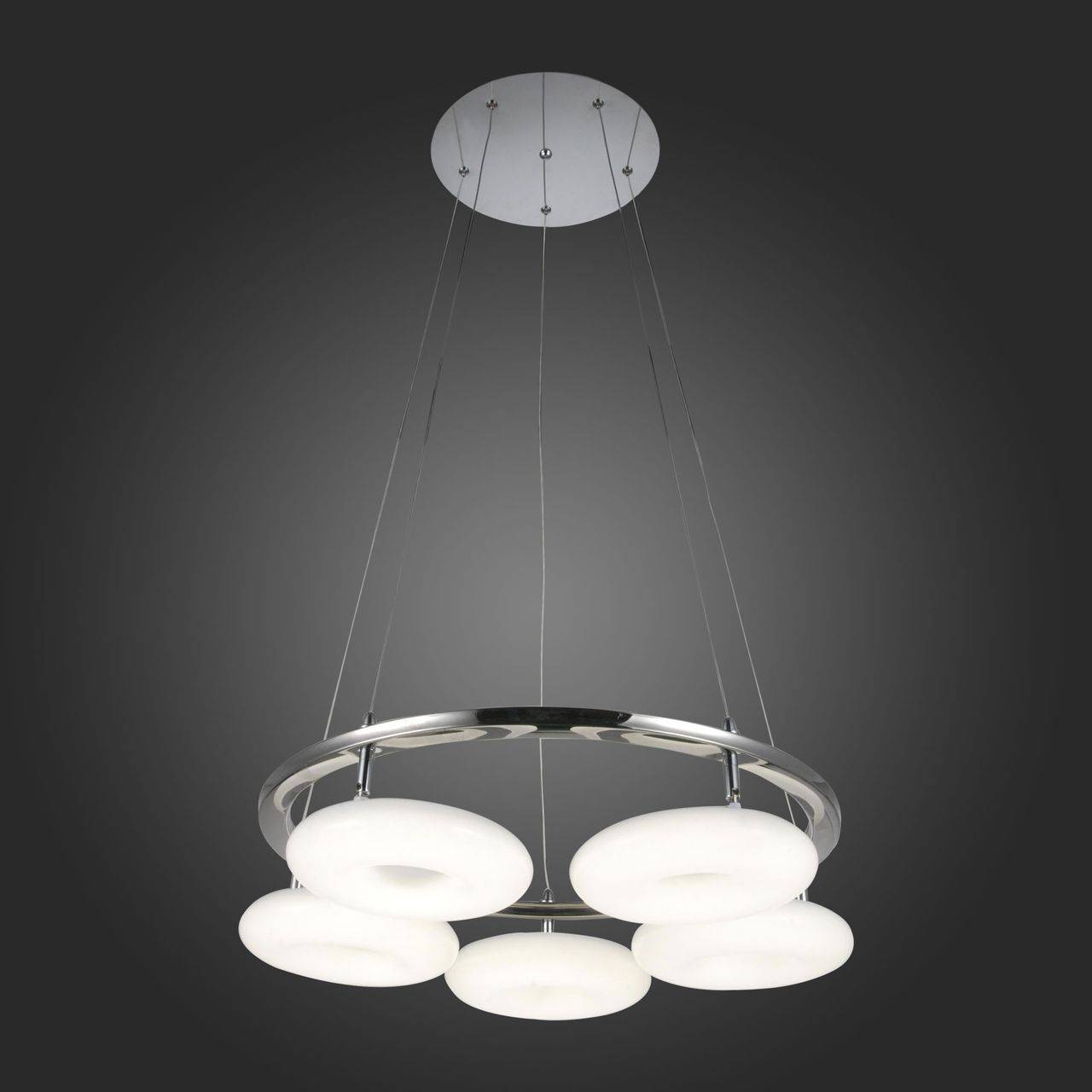 Подвесная светодиодная люстра ST Luce SL903.103.05 ST LUCE ДИЗАЙНЕРСКИЕ 058040 Белый  - Вид №2