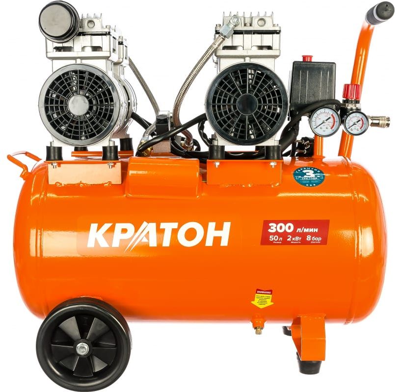 Компрессор поршневой безмасляный Кратон AC-300-50-OFS 9024838 STDN-0022335 - Вид №1