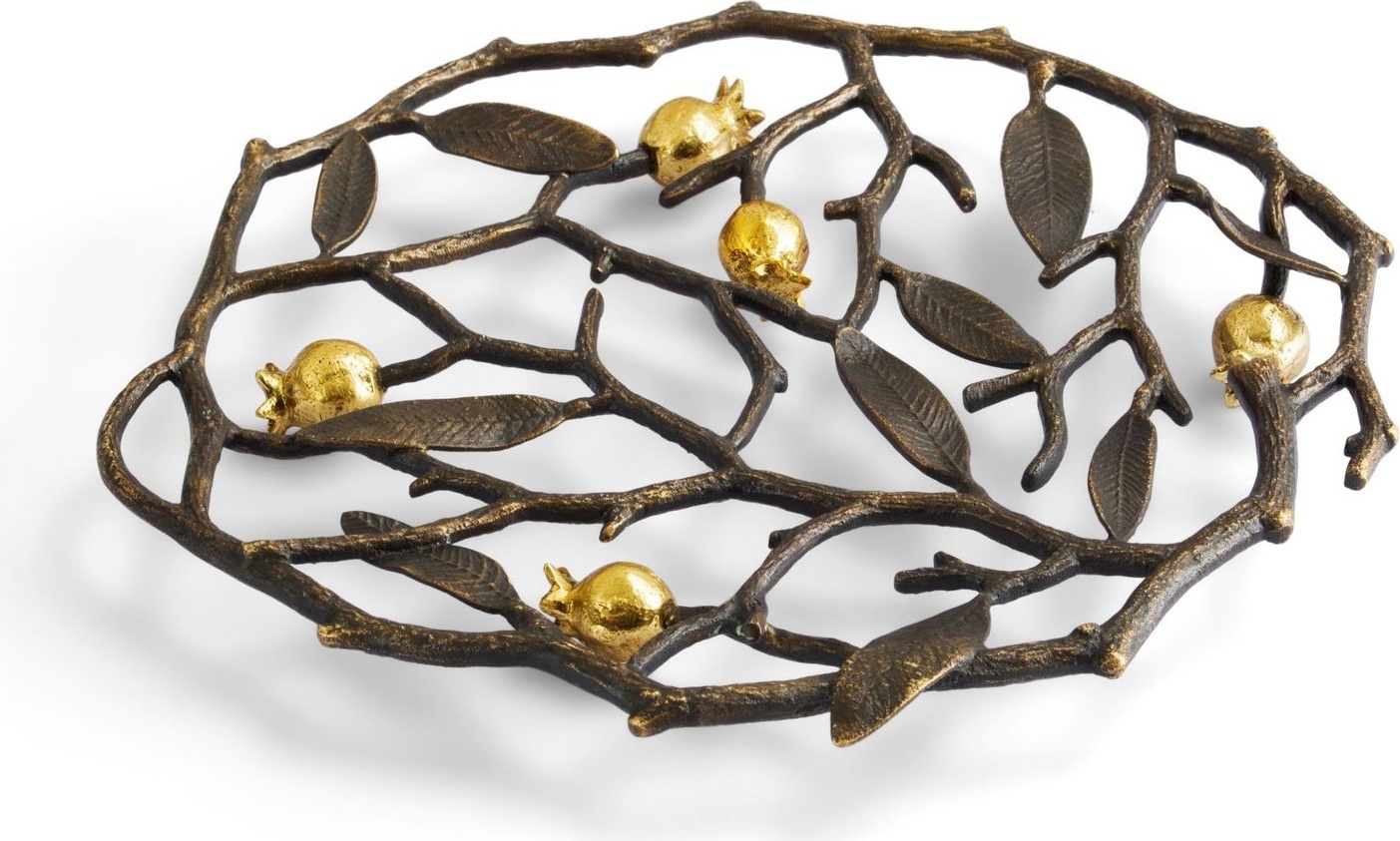 10650251 Michael Aram Подставка под горячее Michael Aram Гранат 23см, латунь Латунь 