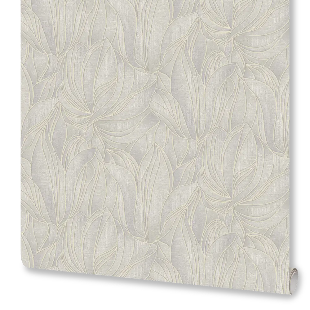 Обои флизелиновые Euro Decor Tulipe серые 1.06 м ED7119-24 88475947 STLM-2201381