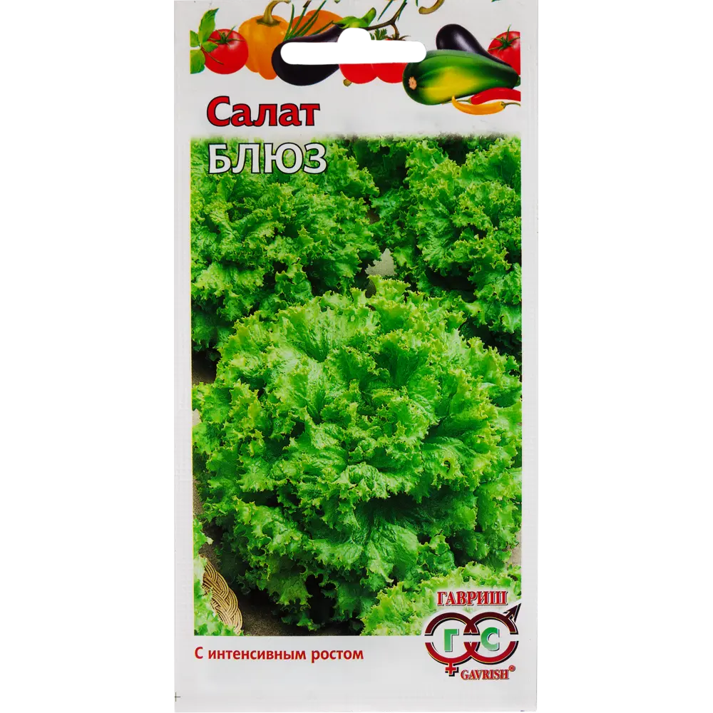 Семена Салат Блюз листовой 0.5 г ГАВРИШ STLM-2016360