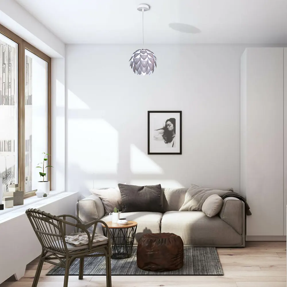 Светильник подвесной Lamplandia Arum White L1287, 1 лампа, 5 м², цвет белый STLM-2011571 - Вид №10