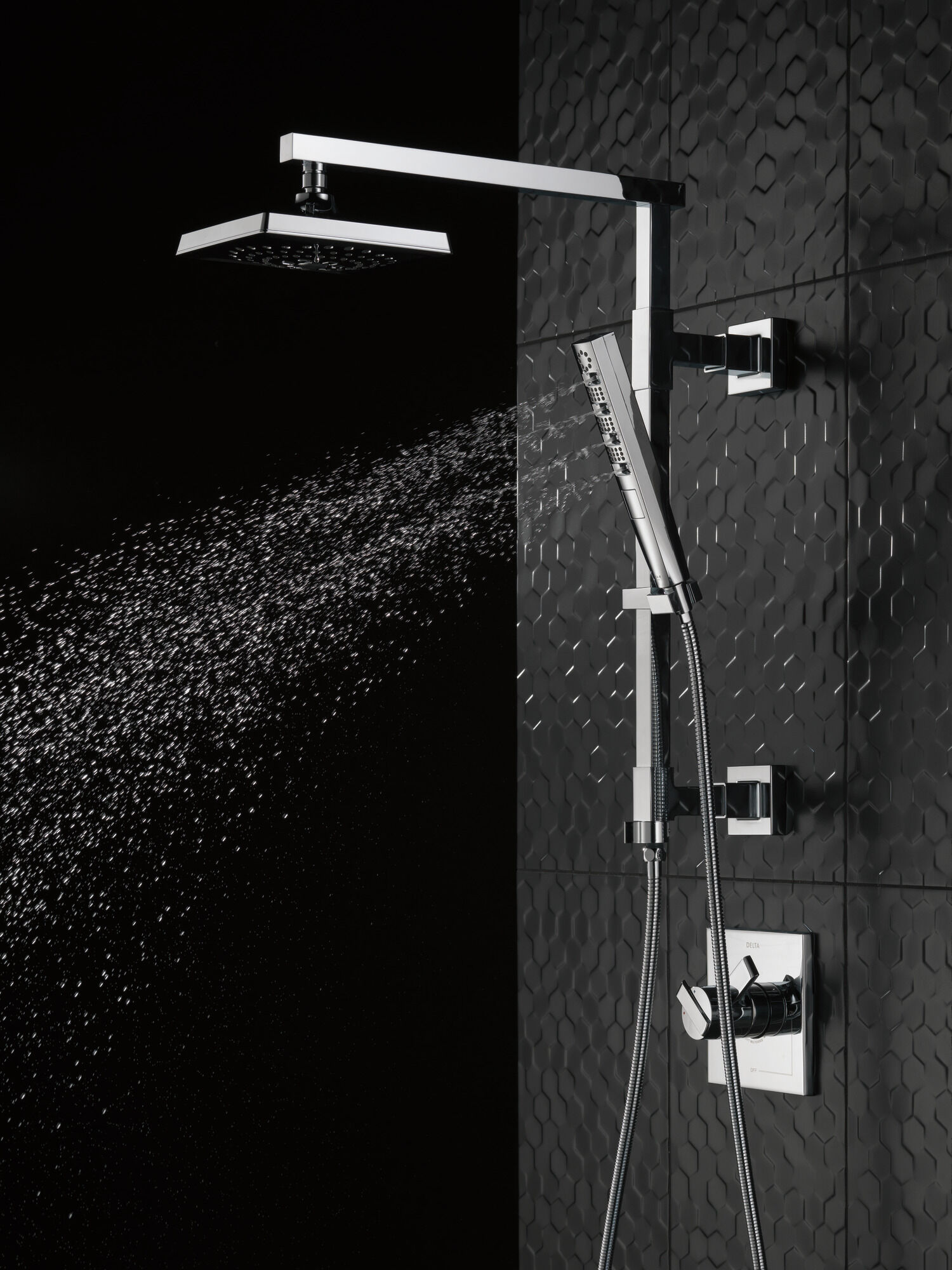 H2Okinetic® Ручной душ с 4 режимами Delta Faucet 59140-CZ-PK - Вид №12