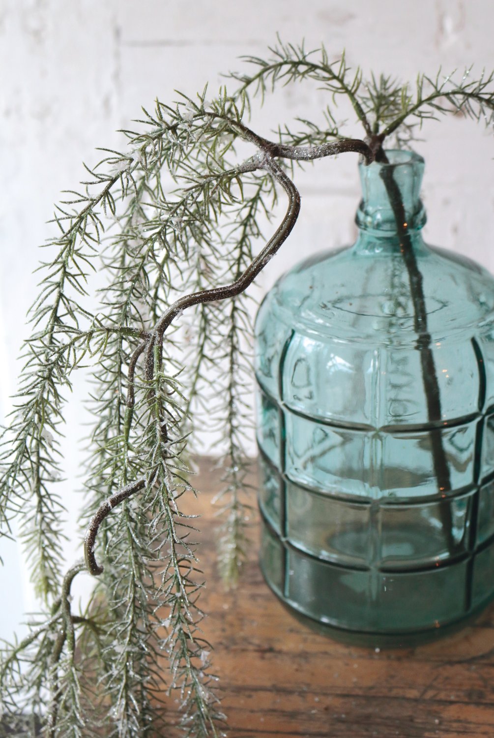 1191 819 a3 Вешалка из искусственной пихты, матовая, 120 см, матово-зеленая H-andreas  - Вид №6