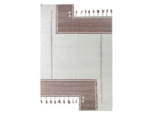 Прямоугольный ковер ручной работы из шерсти