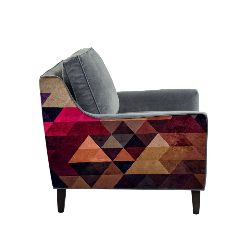 Кресло Triangle Apple Red by James Soares ICON DESIGNE JAMES SOARES 096835 Желтый;коричневый;красный  - Вид №8