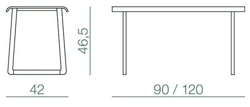 Bedont Скамейка из дерева Int sun-id-1410023 - Вид №3