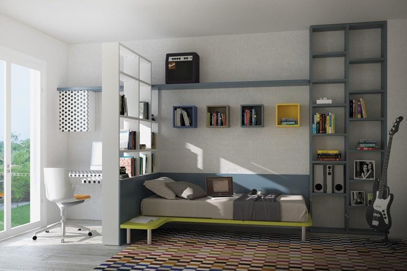 De Rosso Двусторонний открытый книжный шкаф на заказ из пвх Alfabeto sun-id-1489239 - Вид №3