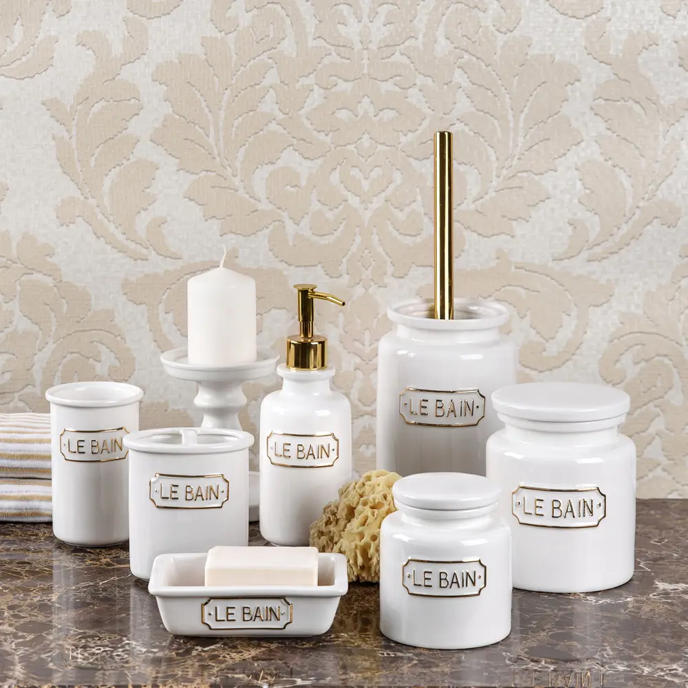 Мыльница Wess Le Bain Blanc керамика цвет белый STLM-2137612 - Вид №8