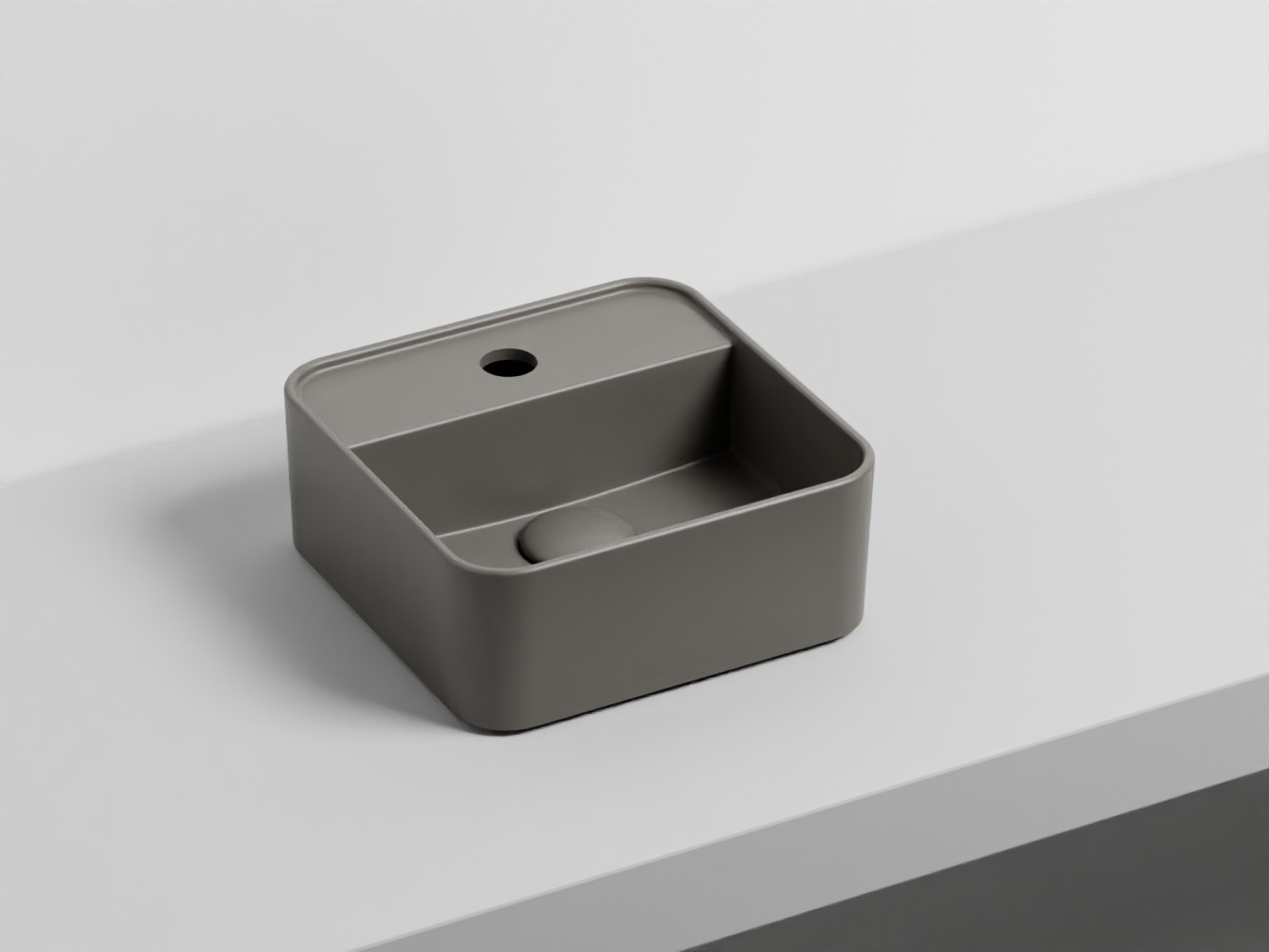 LPLAQ-FN Раковина круглая одно отверстие под смеситель 28 cielo Shui Comfort Ceramica Cielo