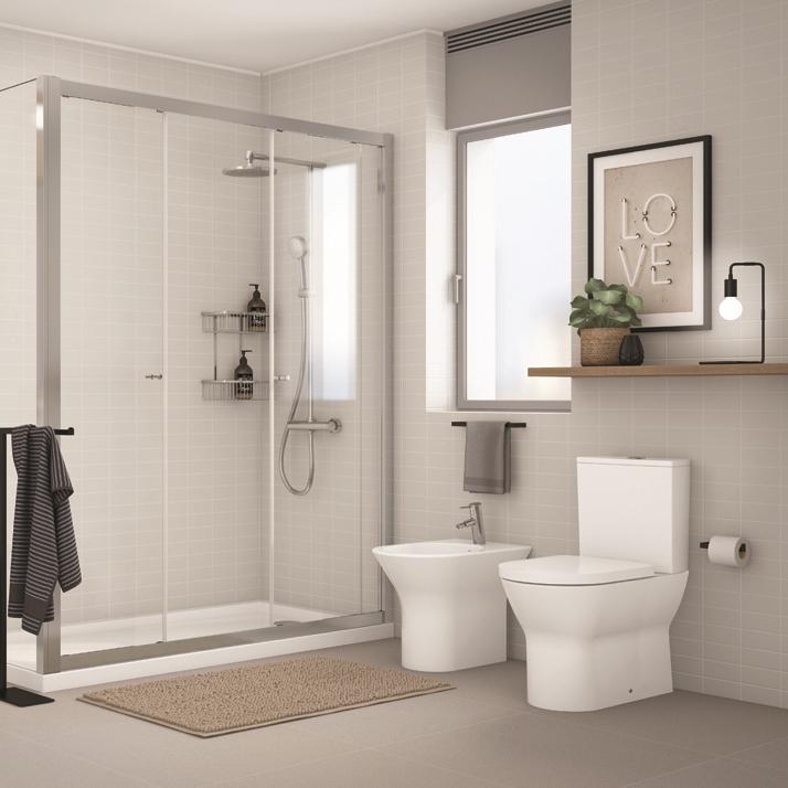 Набор Sanitana компакт NEXO: чаша BTW + сливной бачок + крышка с механизмом (микролифт) S10075750300002;S10201504500000;S80200481600000 - Вид №1