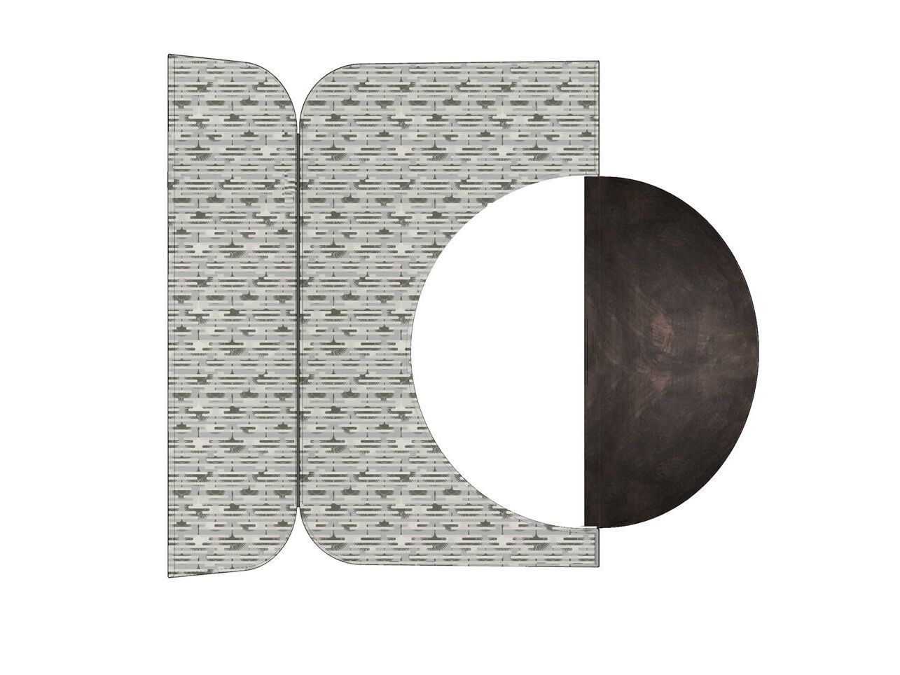 Ткань экран Gallotti&Radice ENSO ARCH-00032754