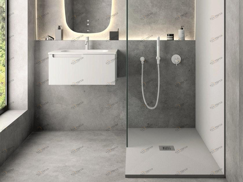 Прямоугольный душевой поддон из silxpol® Essential Santreyd sun-id-1388628